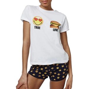 Topshop x Smiley World True Love 😍🍔 Pajamas